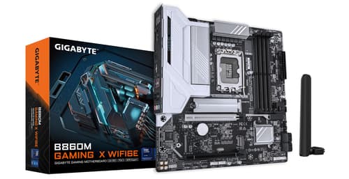GIGABYTE B860M GAMING X WIFI6E Carte mère - Processeurs Intel Core Ultra, VRM 8+1+2+2 phases, jusqu'à 9200MHz DDR5, 1xPCIe 5.0 + 1xPCIe 4.0 M.2, LAN 2,5 GbE, WIFI 6E, USB 4