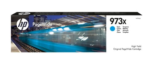 HP 973X cartouche PageWide Cyan grande capacité authentique