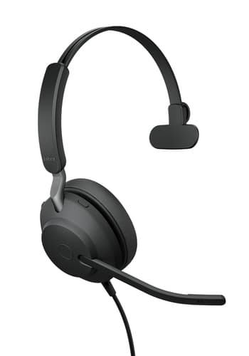 Jabra Evolve2 40 SE Casque Avec fil Arceau Bureau/Centre d'appels USB Type-C / USB Type-A Noir