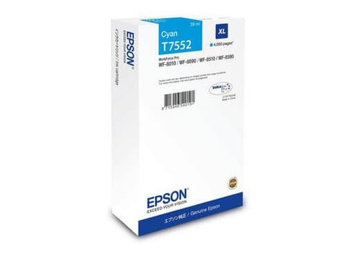 Epson C13T75524N cartouche d'encre 1 pièce(s) Original Rendement élevé (XL) Cyan