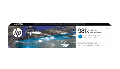HP 981X cartouche PageWide Cyan grande capacité authentique