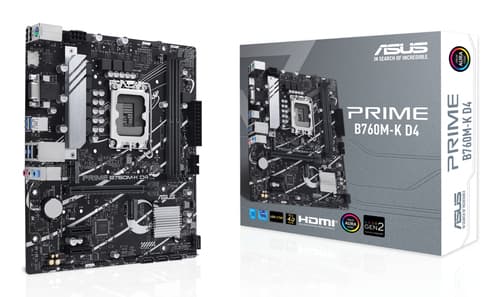 ASUS PRIME B760M-K D4 Intel B760 LGA 1700 micro ATX