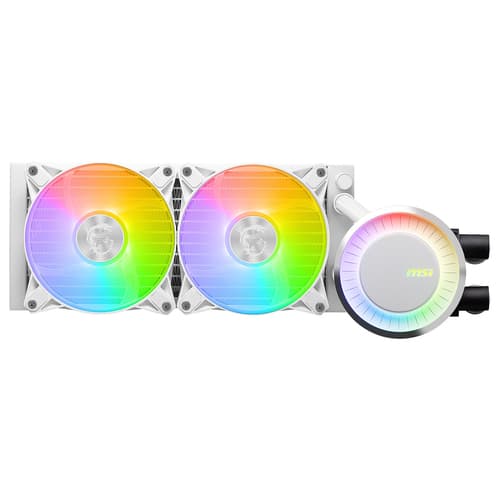 MSI MAG Coreliquid E240 WHITE Carte-mère, Processeur Kit de refroidissement du liquide 12 cm Blanc