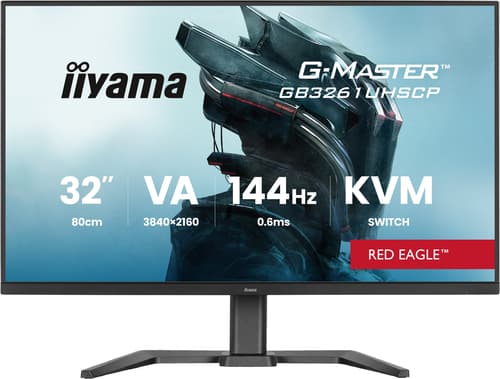 iiyama G-MASTER GB3261UHSCP-B1 écran plat de PC 80 cm (31.5") 3840 x 2160 pixels 4K Ultra HD LED Noir