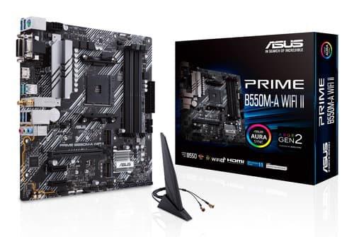ASUS PRIME B550M-A WIFI II AMD B550 Emplacement AM4 micro ATX