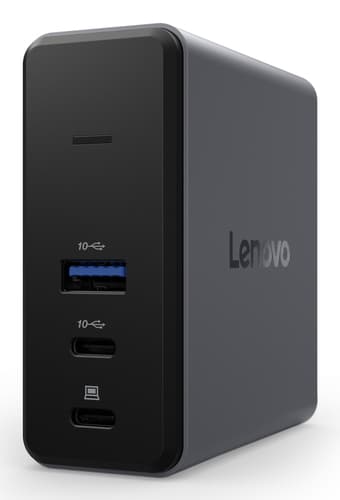 Lenovo X9 Charging GaN Dock Avec fil USB 3.2 Gen 2 (3.1 Gen 2) Type-C Gris
