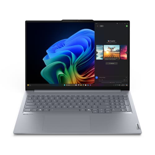 Lenovo ThinkBook 16 G7 QOY Copilot+ PC Qualcomm Snapdragon X1P-42-100 Ordinateur portable 40,6 cm (16") WUXGA 32 Go LPDDR5x-SDRAM 1 To SSD Wi-Fi 7 (802.11be) Windows 11 Pro Français Gris