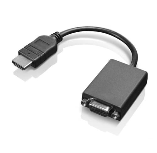 Lenovo HDMI / VGA 0,2 m Noir