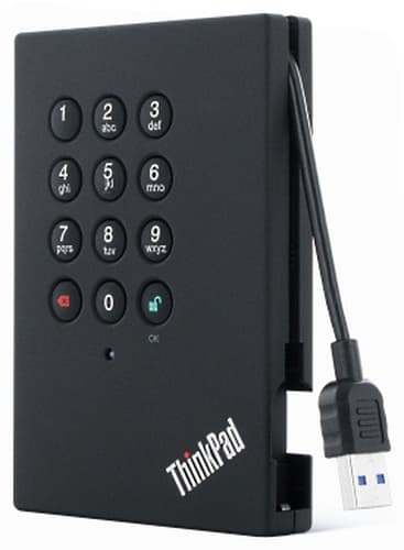 Lenovo ThinkPad USB 3.0 1TB disque dur externe 1 To 5400 tr/min 2.0 Noir