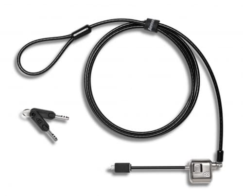 Lenovo 4X90H35558 câble antivol Noir, Acier inoxydable 1,83 m
