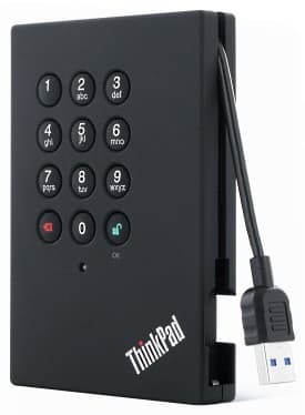 Lenovo ThinkPad USB 3.0 1TB disque dur externe 1 To 5400 tr/min 2.0 Noir