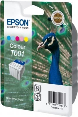 Epson Peacock Cartouche "Paon" - Encre QuickDry C, Cc, M, Mc, J