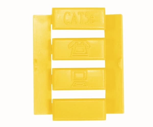 SOCAMONT INSERT DE COULEUR JAUNE POUR FACE AVANT 71159 - LOT DE 50