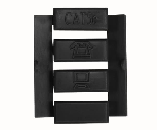 SOCAMONT INSERT DE COULEUR NOIR POUR FACE AVANT 71159 - LOT DE 50