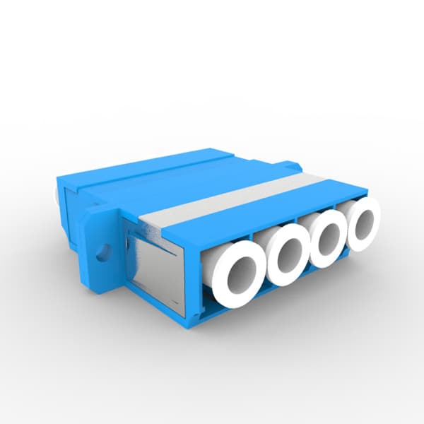 SOCAMONT Traversée de cloison optique LC multimode OM3 50/125 OM4 50/125 (aqua), Type : Quad