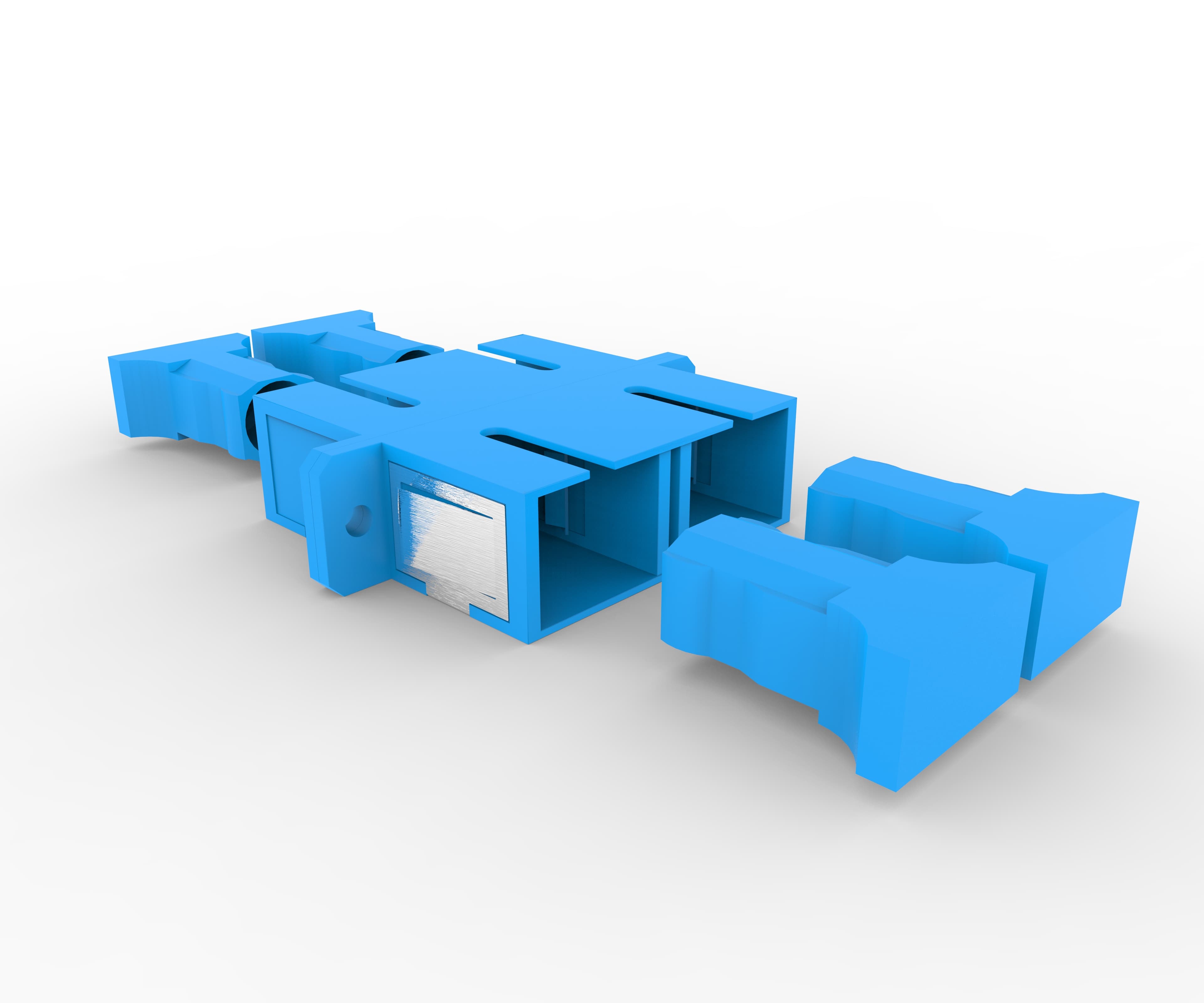 SOCAMONT TRAVERSEE DE CLOISON SC MULTI OM5 50/125 DPLEX (LIME GREEN)