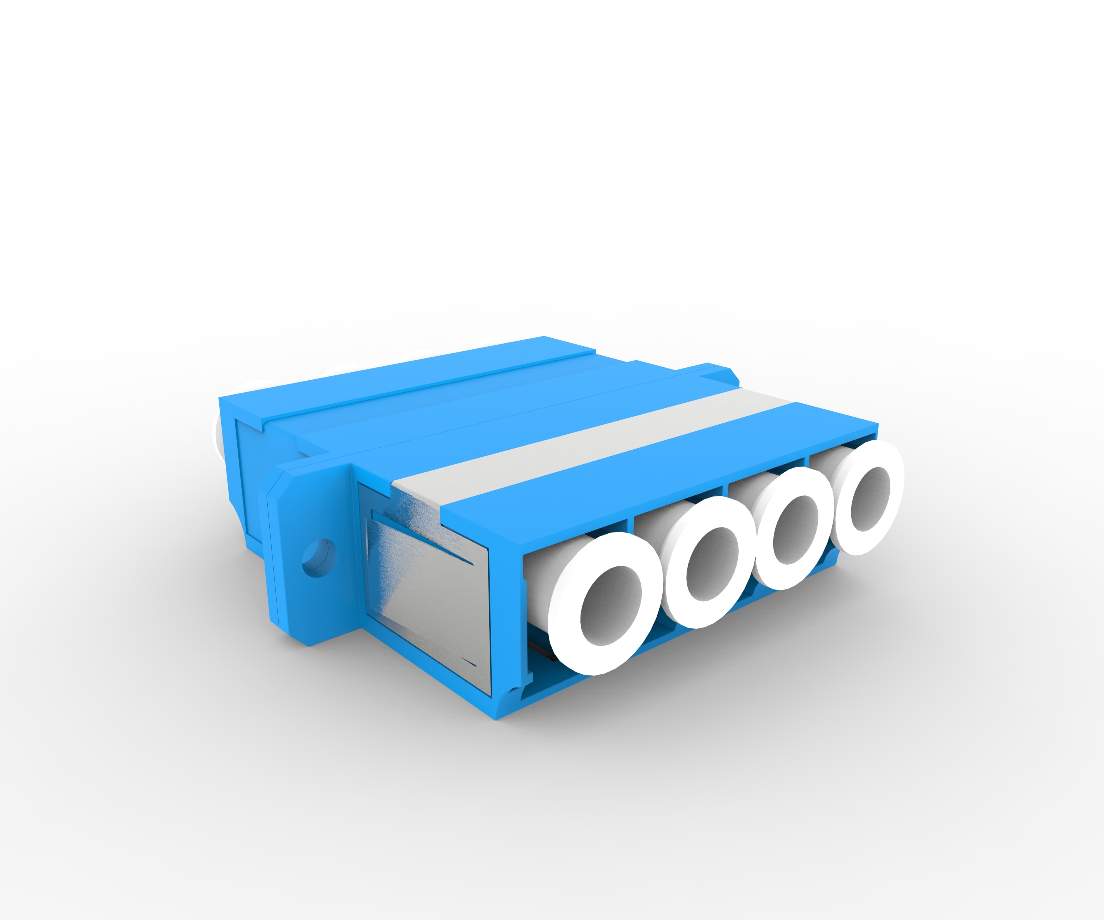 SOCAMONT TRAVERSEE DE CLOISON LC MULTI OM5 50/125 QUAD (LIME GREEN)