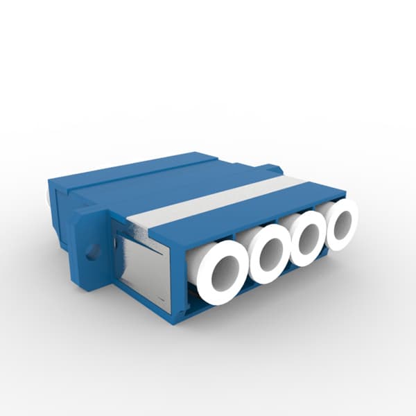 SOCAMONT Traversée de cloison optique LC monomode OS1/2 9/125 (bleu), Type : Quad