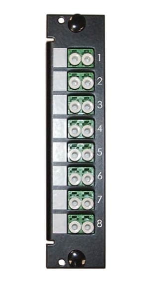 SOCAMONT MODULE MONO LC/APC 8 DPLEX POUR TIROIR 3 MODULES