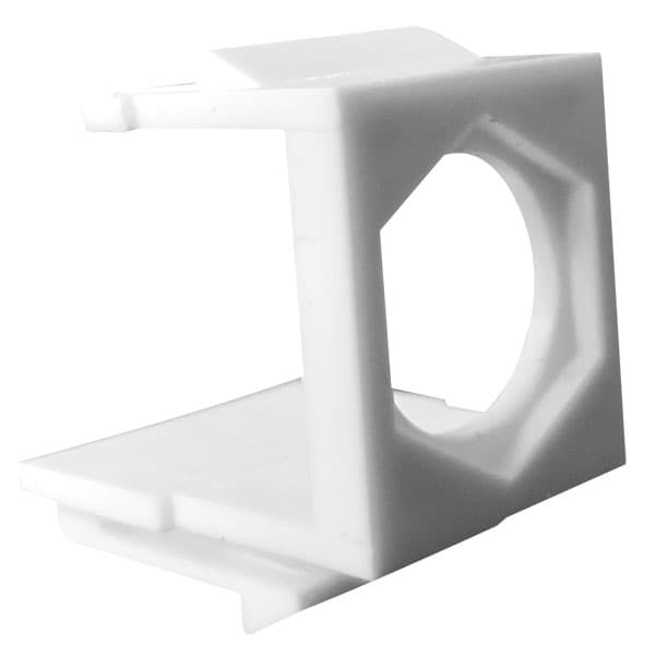 SOCAMONT Adaptateur Keystone pour prise terminale optique - Traversée ST/SIMPLEX ou FC/SIMPLEX