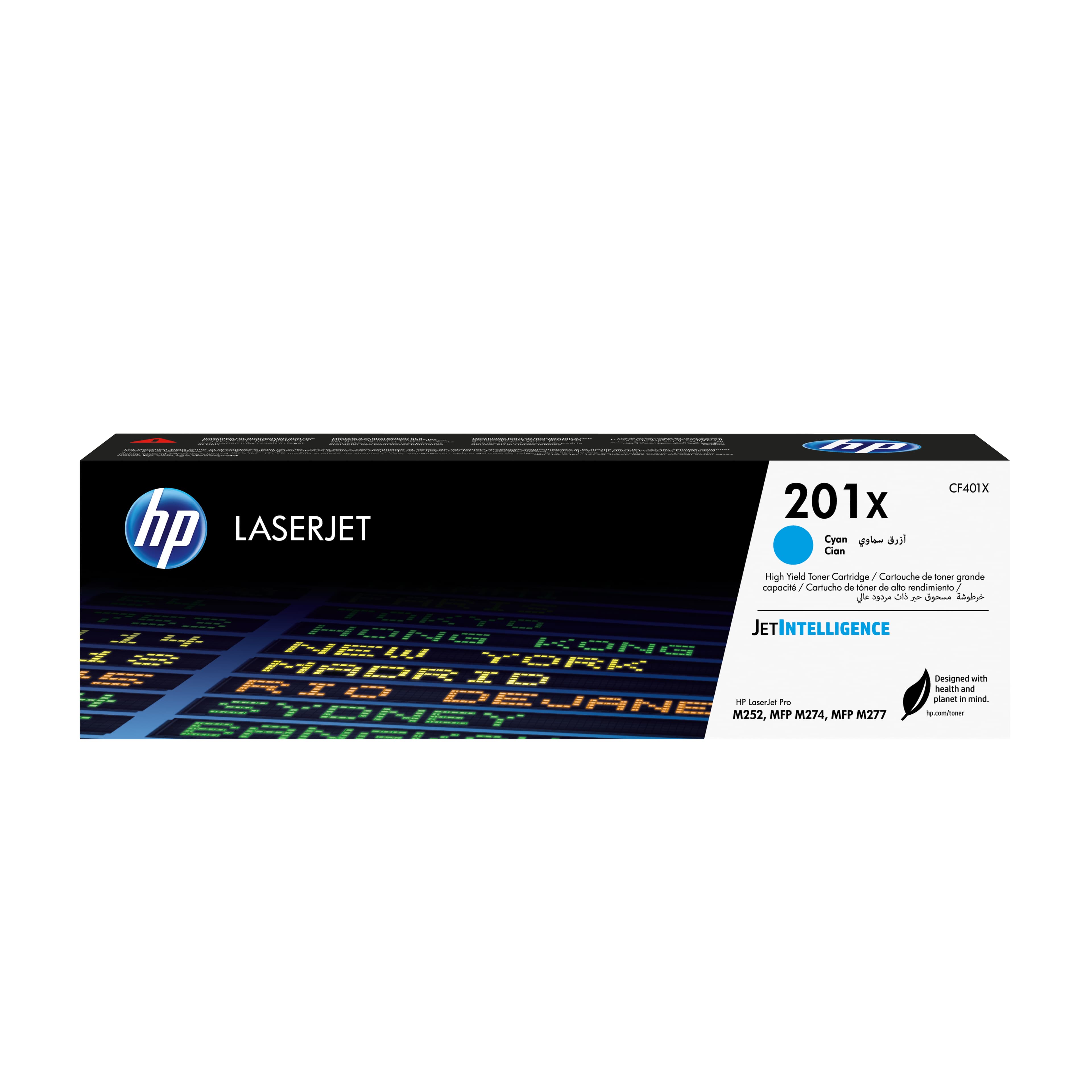 HP 201X toner LaserJet Cyan grande capacité authentique