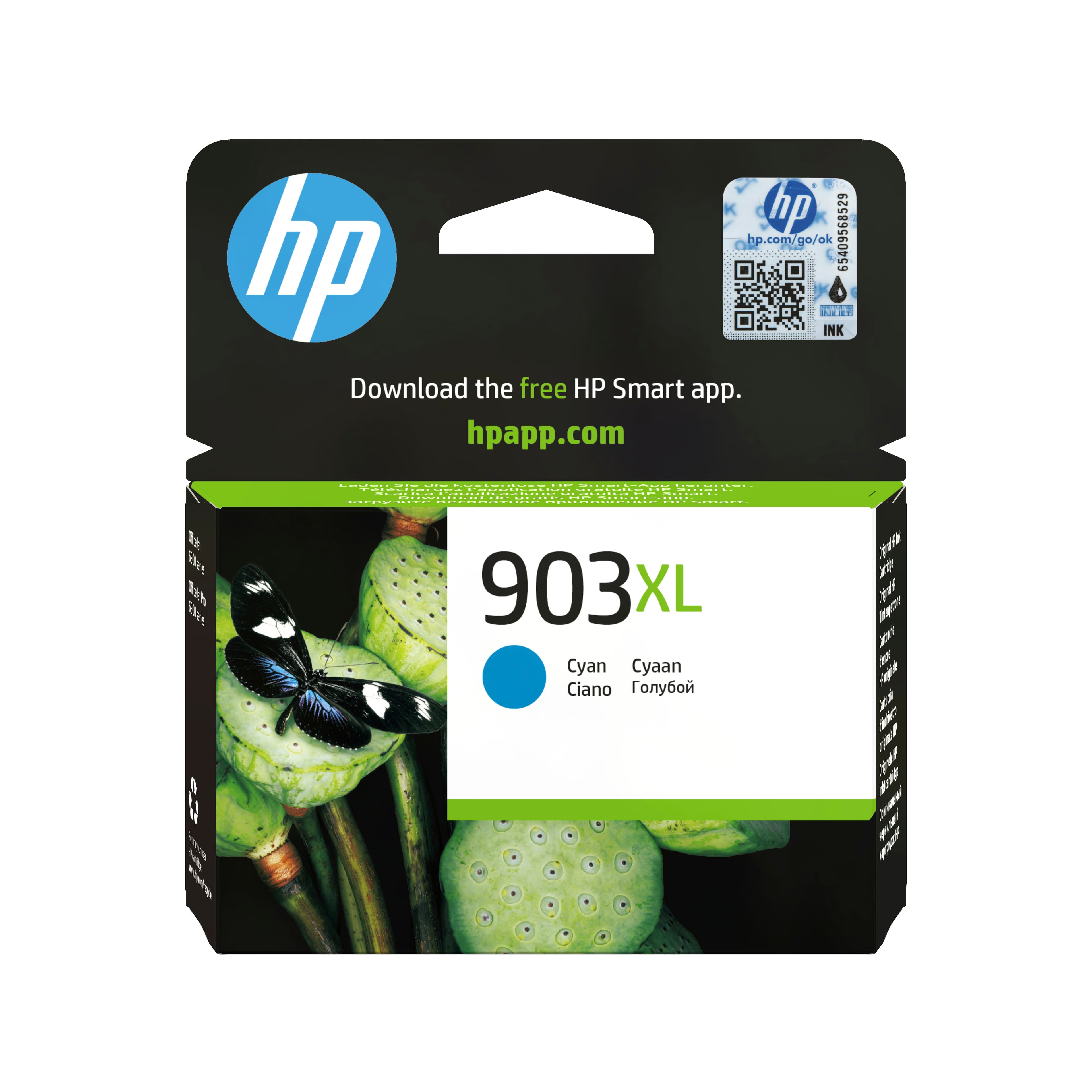 HP 903XL Cartouche d’encre cyan grande capacité authentique