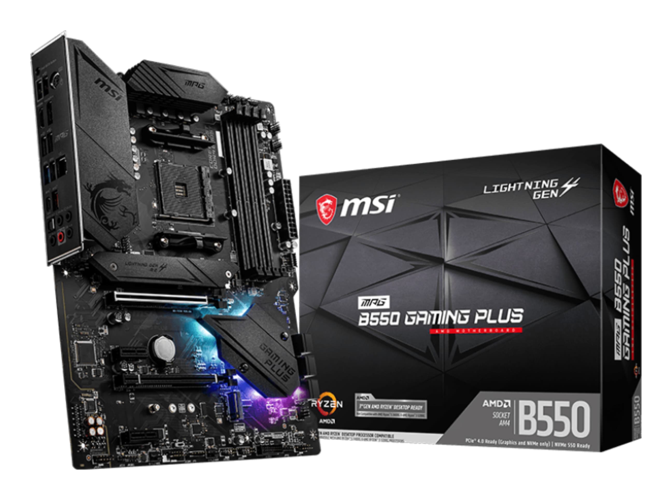 MSI MPG B550 Gaming Plus AMD B550 Emplacement AM4 ATX