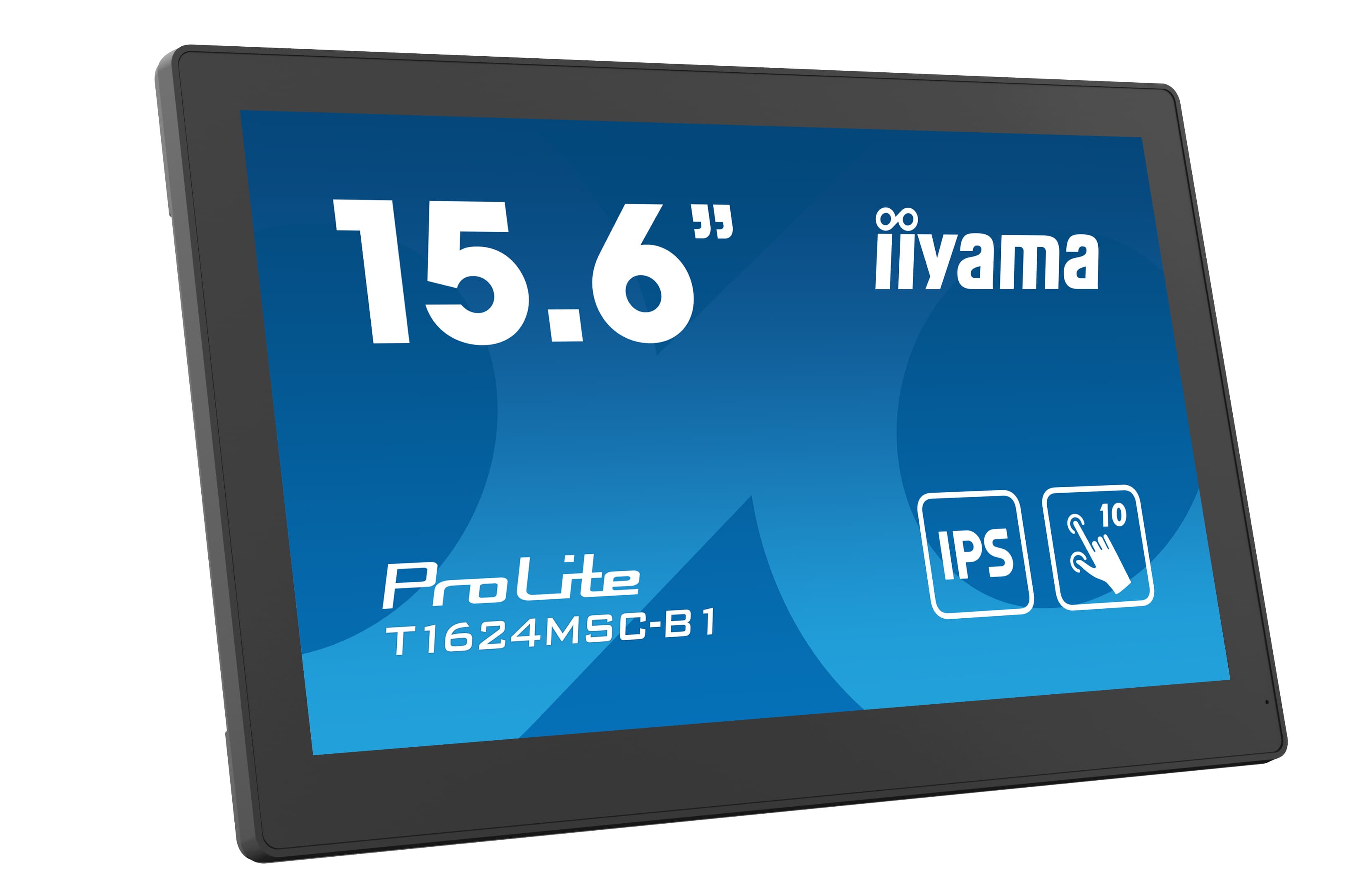 iiyama T1624MSC-B1 écran plat de PC 39,6 cm (15.6") 1920 x 1080 pixels Full HD LED Écran tactile Noir