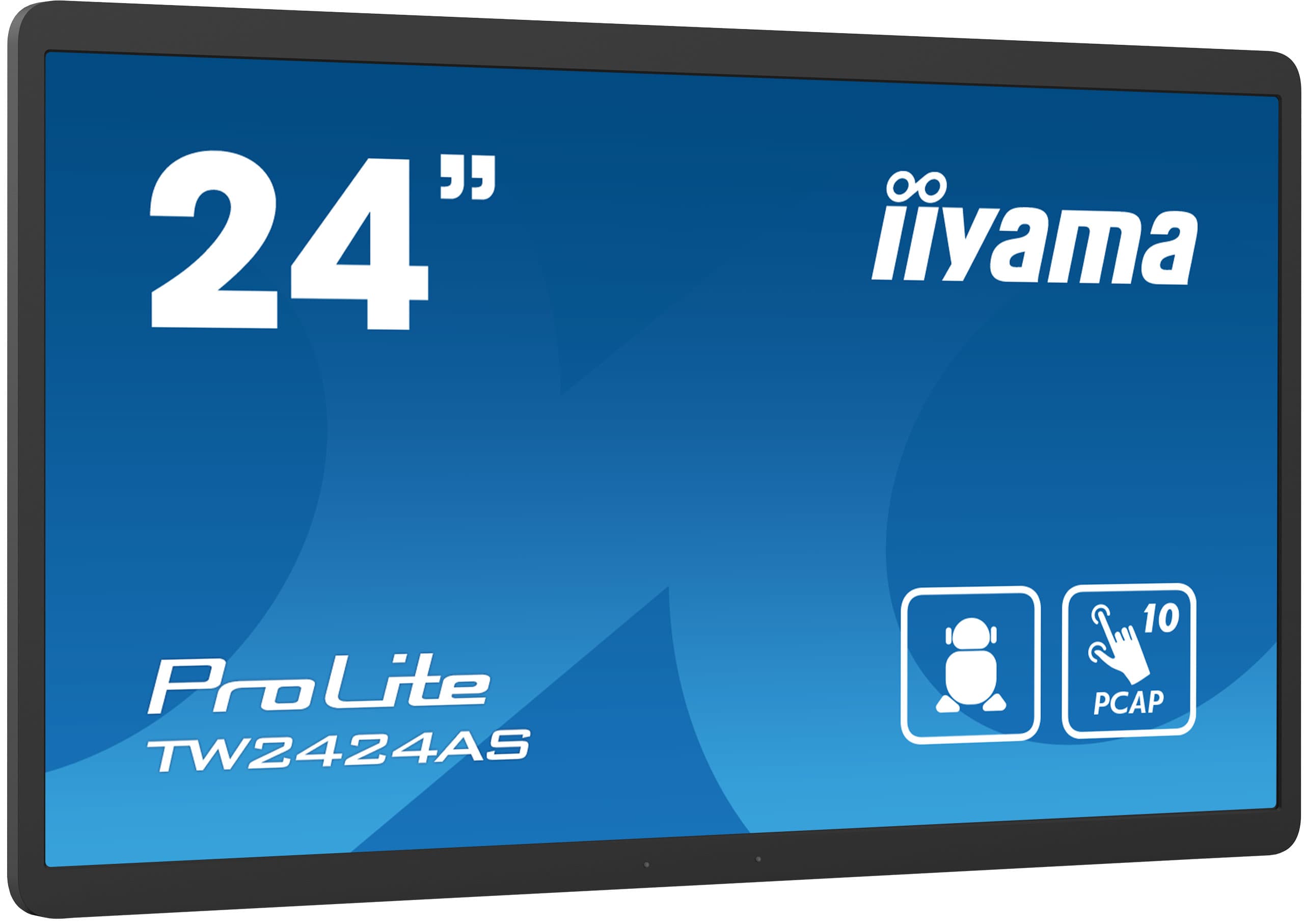 iiyama TW2424AS-B1 écran plat de PC 60,5 cm (23.8") 1920 x 1080 pixels 4K Ultra HD Écran tactile Noir