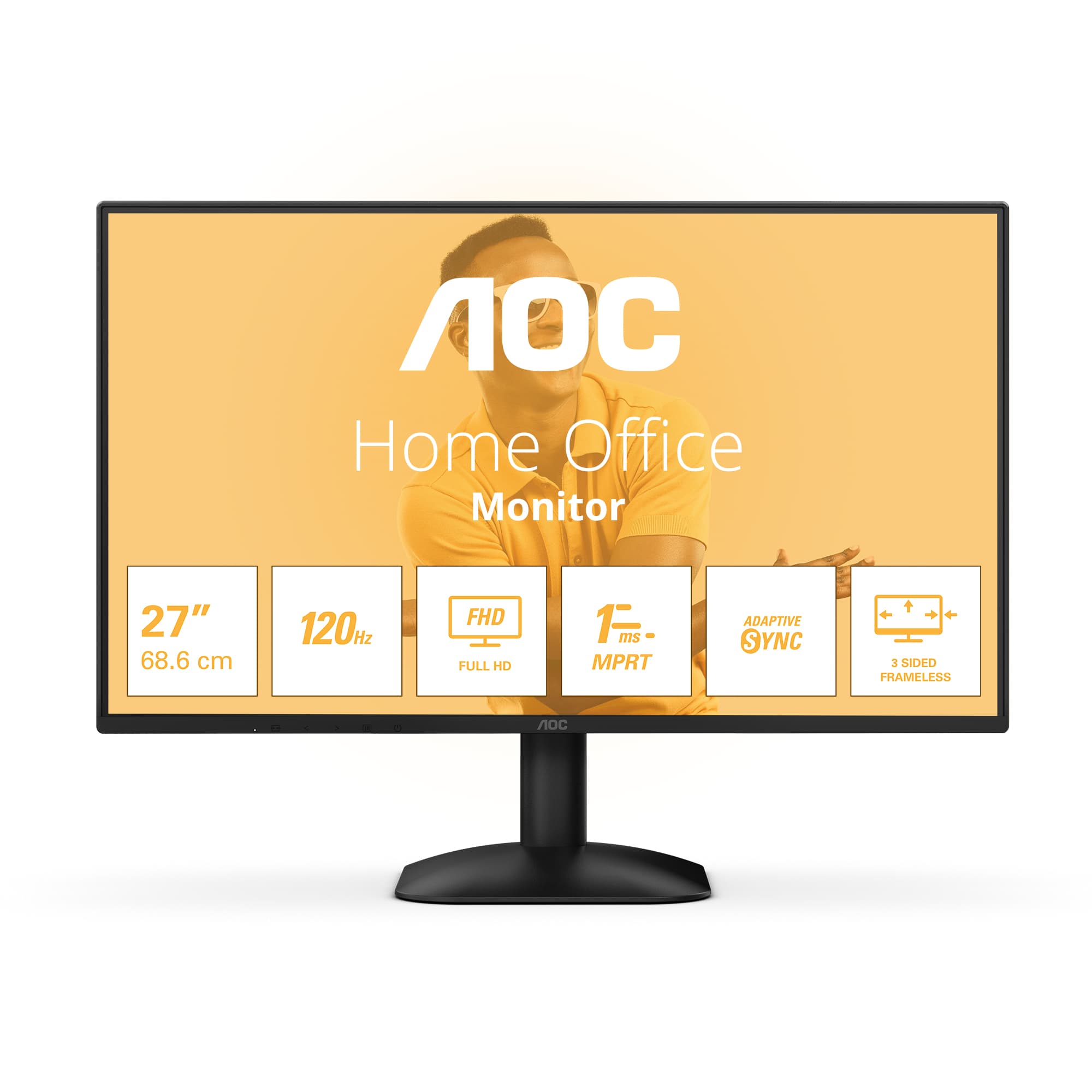 AOC B3 27B31H écran plat de PC 68,6 cm (27") 1920 x 1080 pixels Full HD Noir