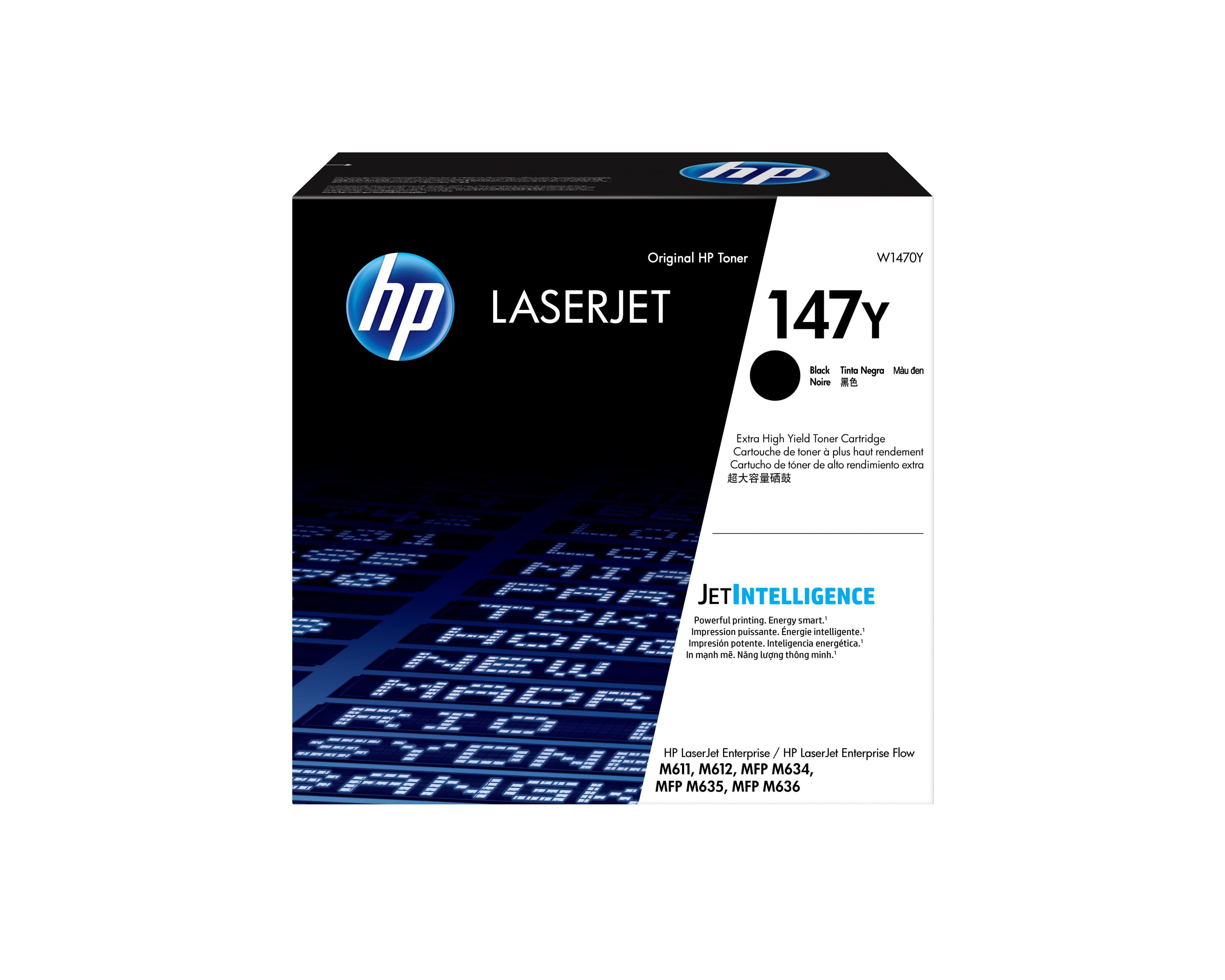 HP Toner noir extra grande capacité LaserJet authentique 147Y