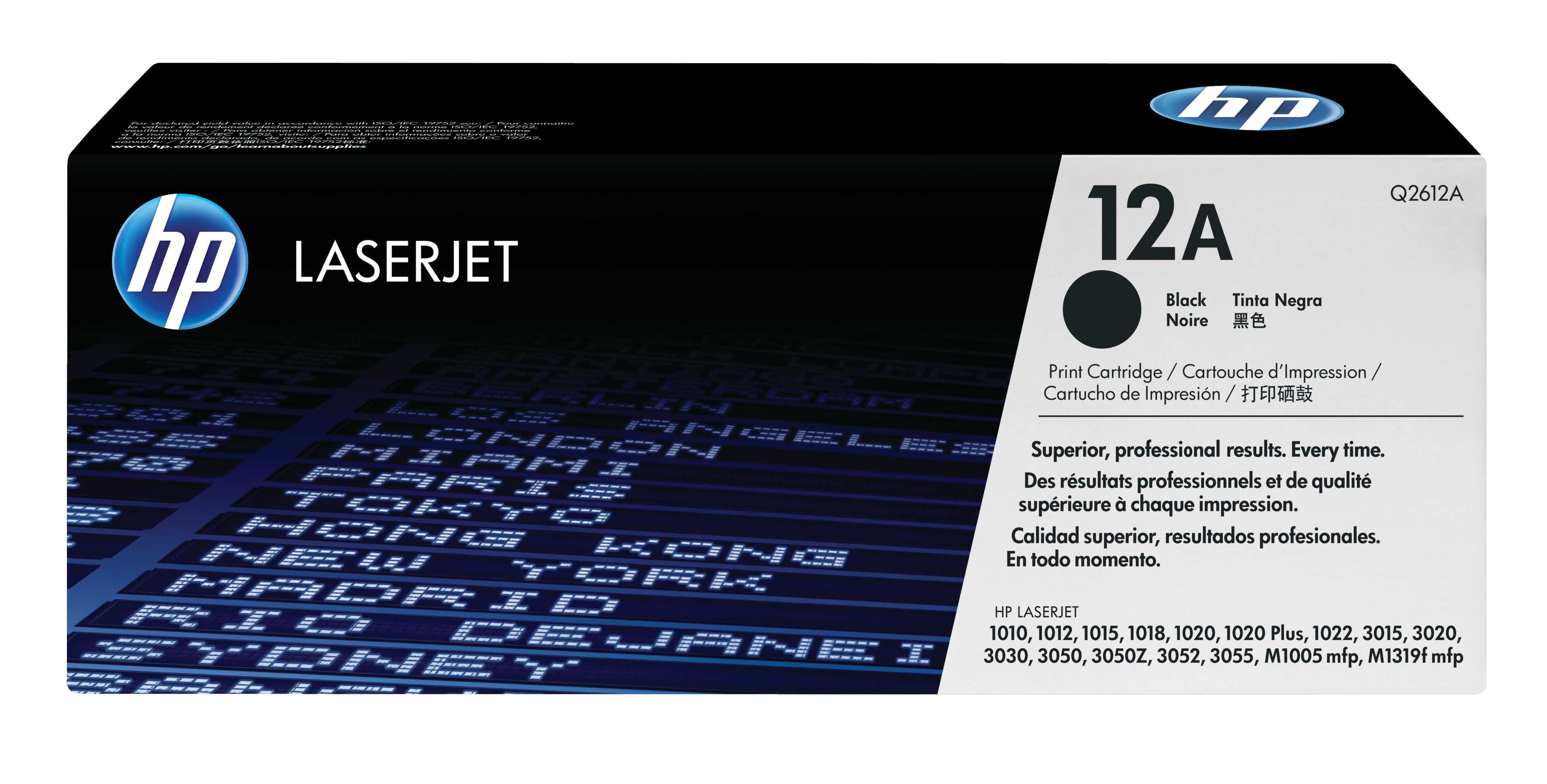 HP 12A toner LaserJet noir authentique