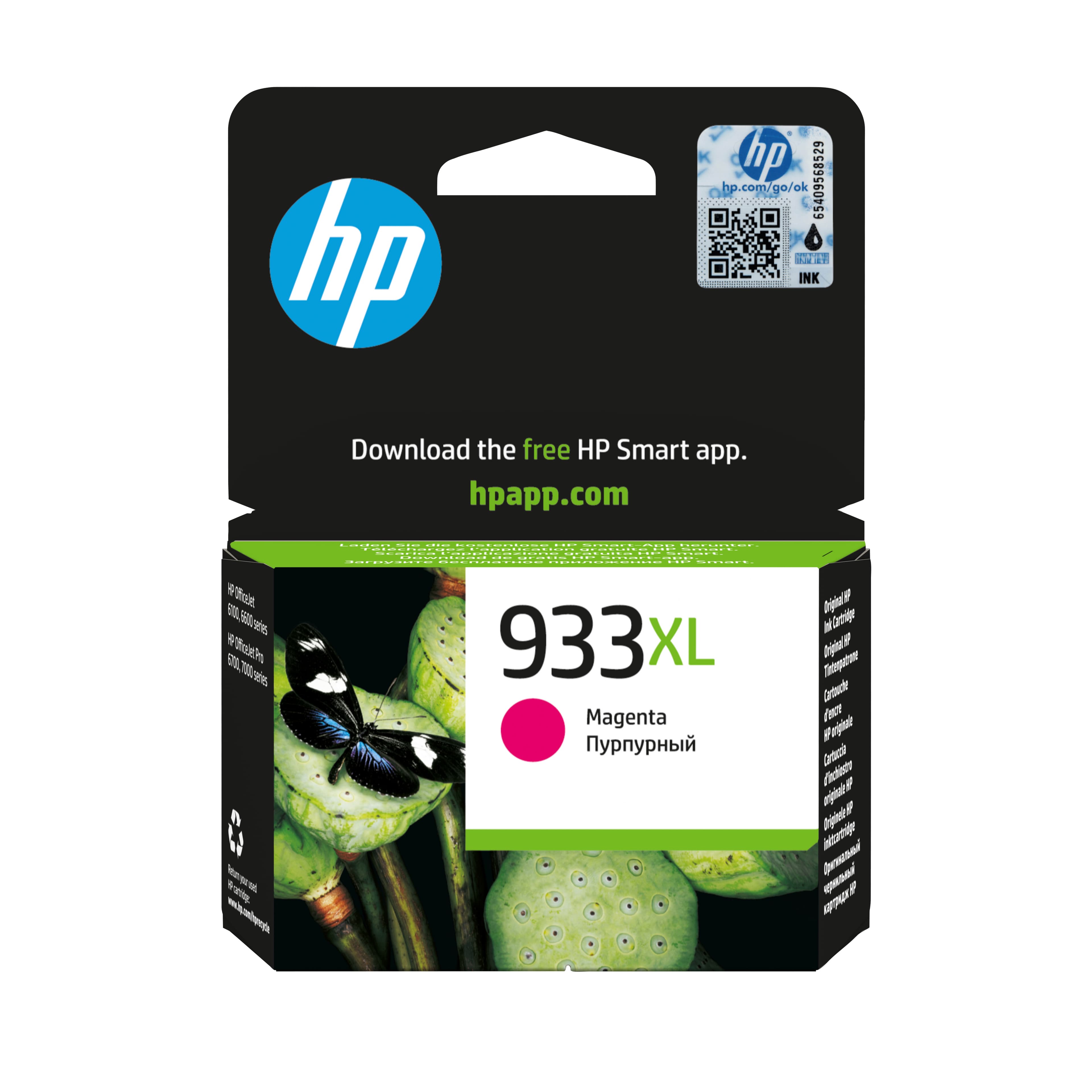 HP 933XL cartouche d'encre magenta grande capacité authentique