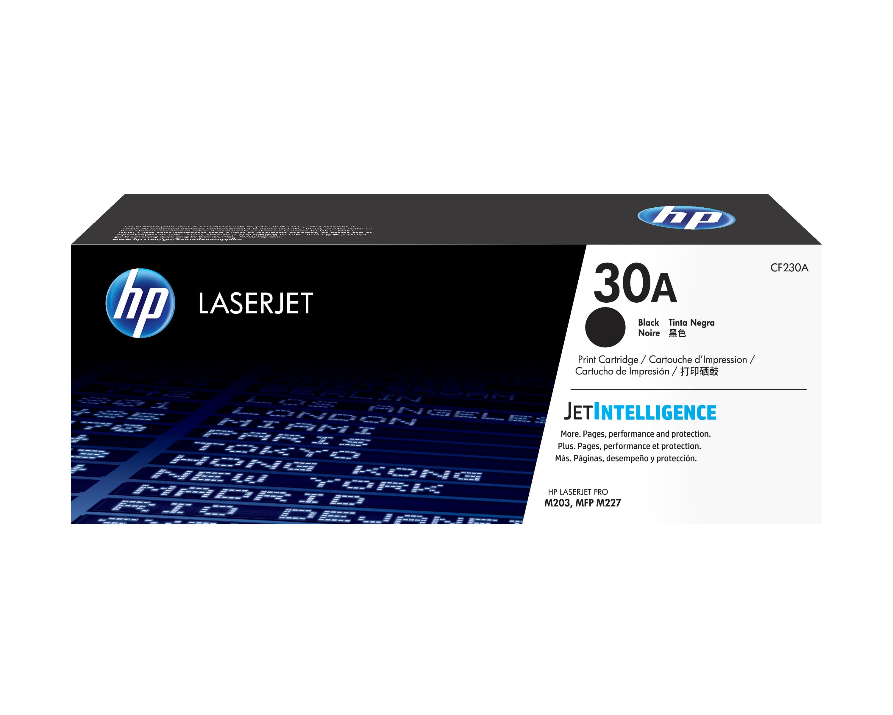 HP Cartouche de toner noir originale 30A LaserJet