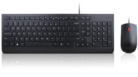 Lenovo 4X30L79894 clavier Souris incluse Bureau USB Français Noir