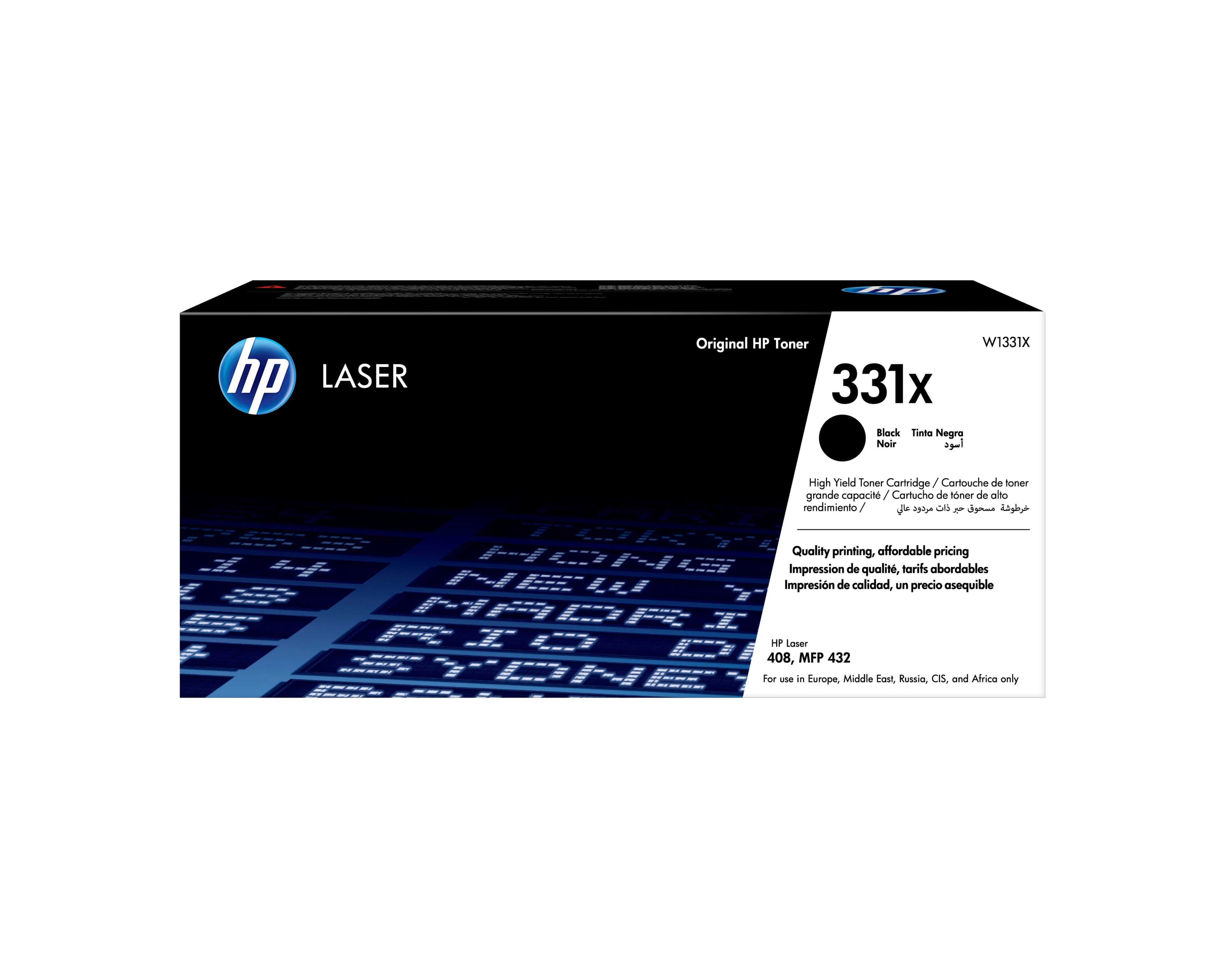 HP Cartouche de toner 331X authentique laser noir grande capacité