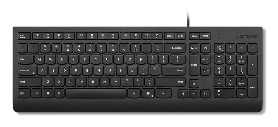 Lenovo 4Y41R64644 clavier maison/bureau USB Français Noir