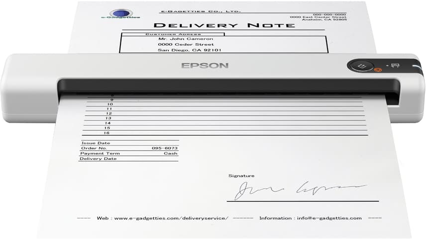 Epson WorkForce DS-70 Scanner portable 600 x 600 DPI A4 Blanc