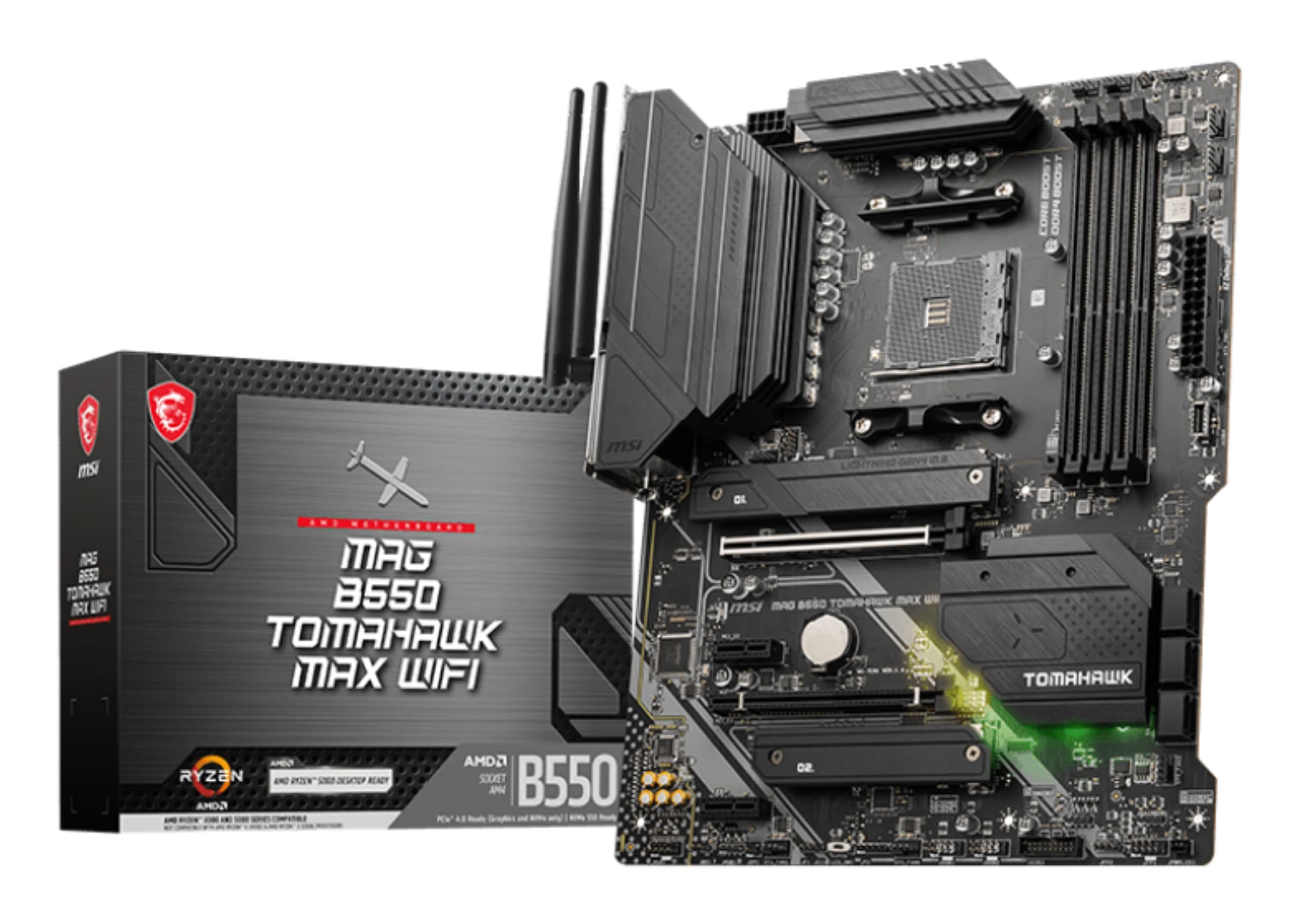 MSI MAG B550 TOMAHAWK MAX WIFI AMD B550 Emplacement AM4 ATX