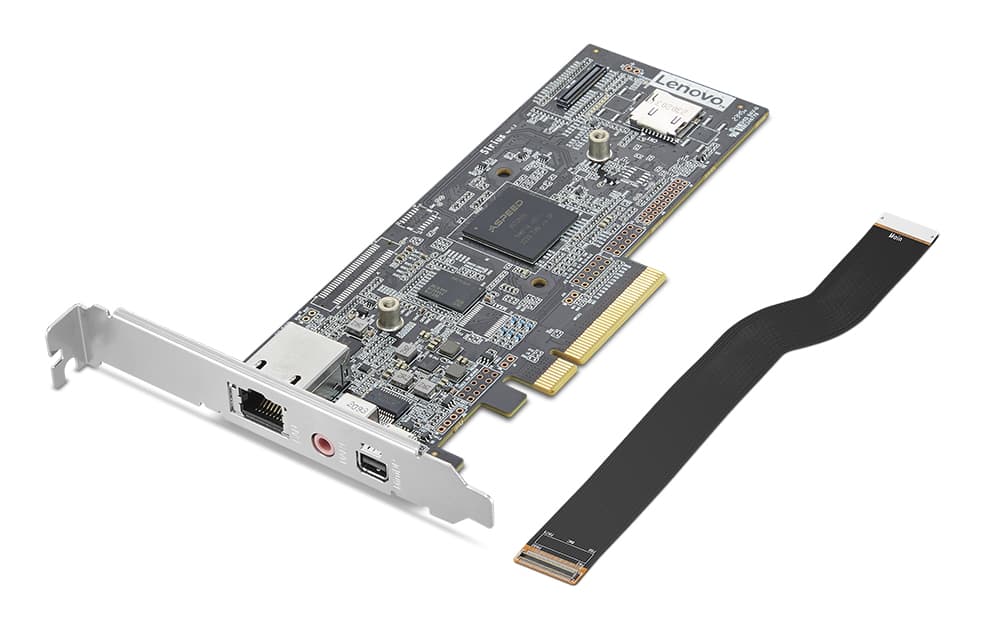 Lenovo 4XH1Q60514 carte et adaptateur d'interfaces Interne Mini DisplayPort, RJ-45
