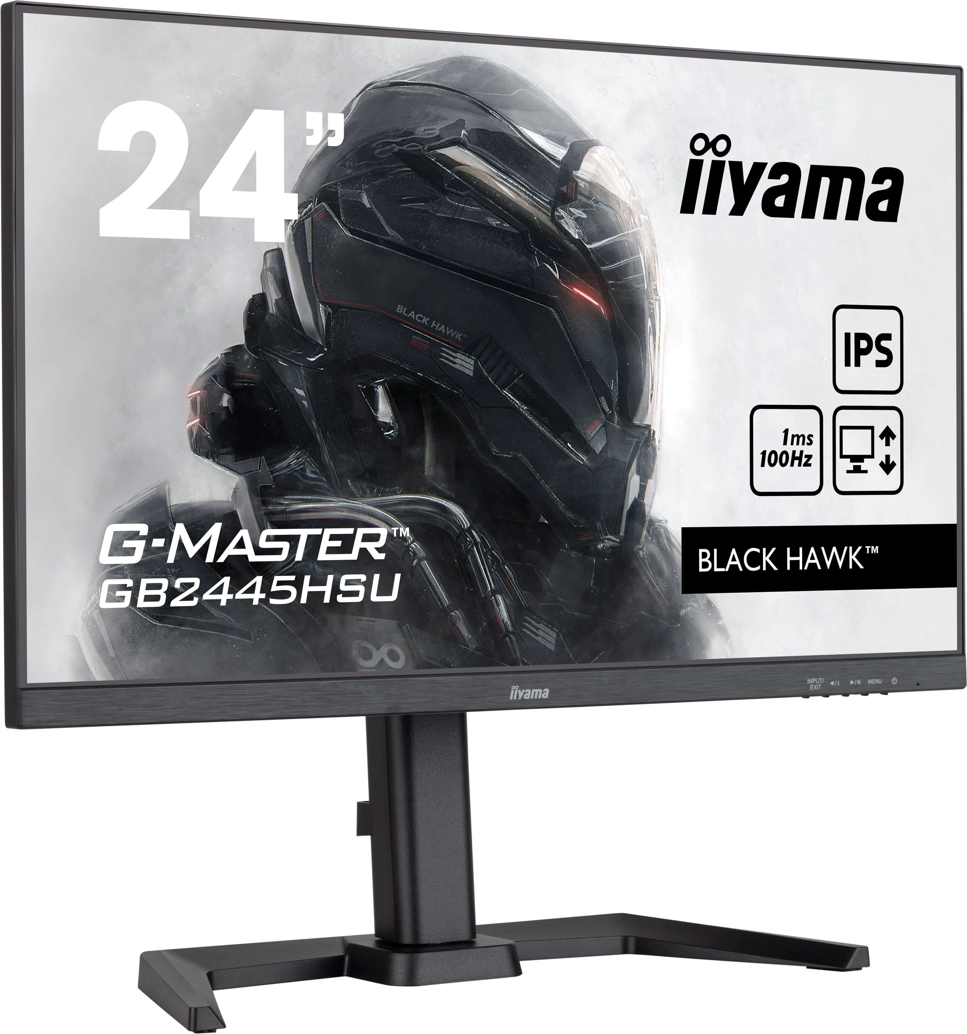 iiyama G-MASTER GB2445HSU-B2 écran plat de PC 58,4 cm (23") 1920 x 1080 pixels Full HD LED Noir
