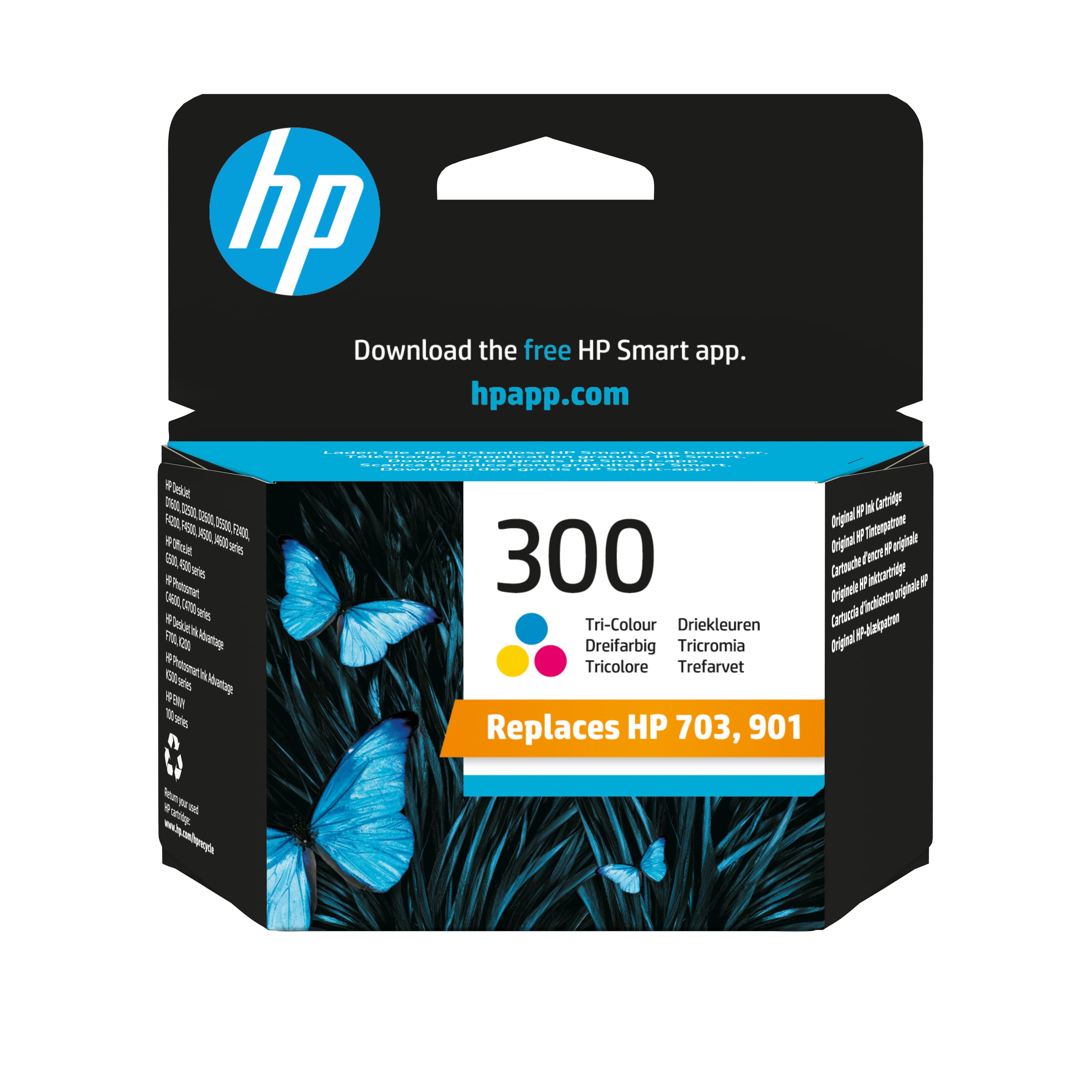 HP 300 cartouche d'encre trois couleurs authentique