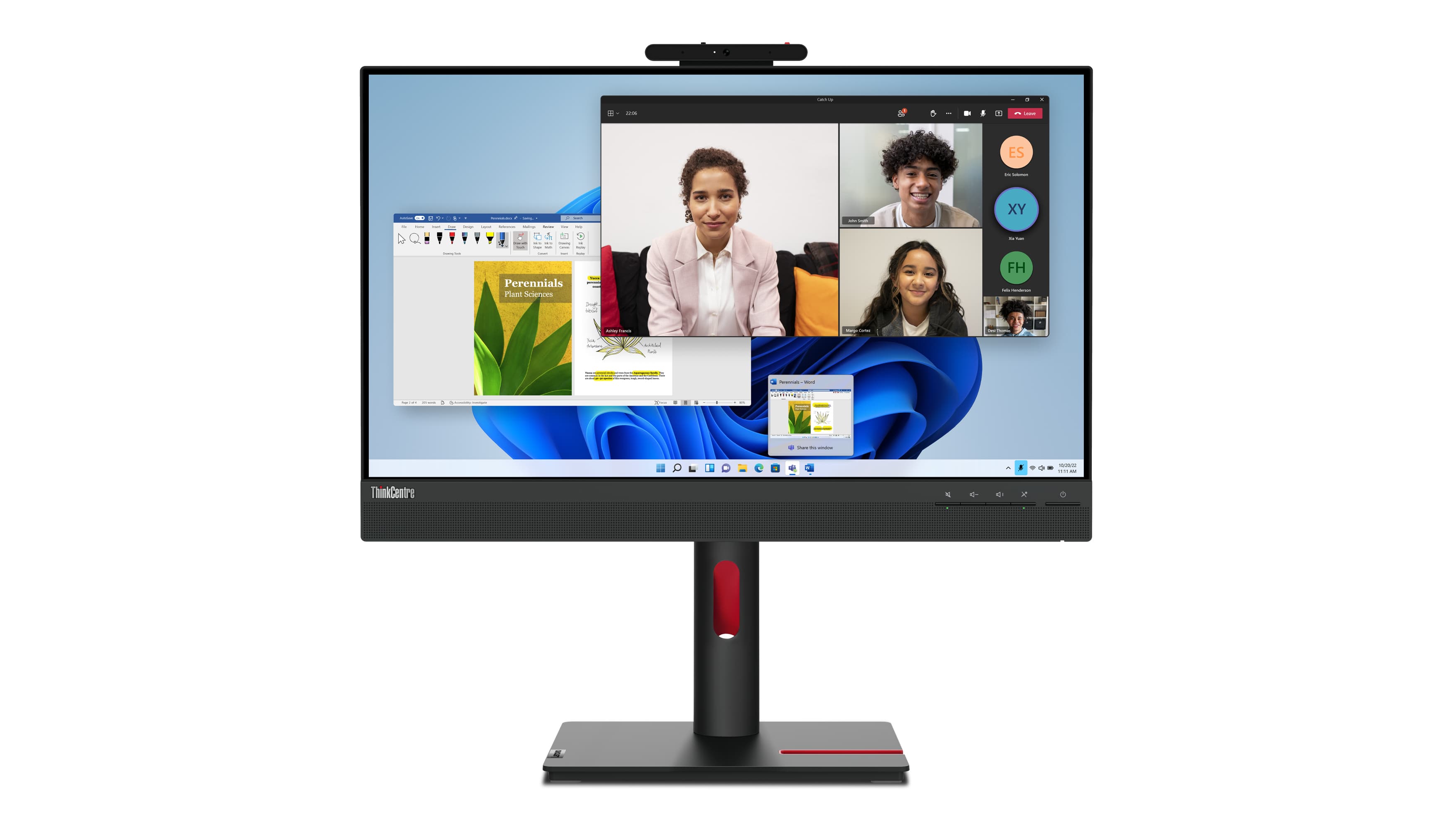 Lenovo ThinkCentre Tiny-In-One 24 Gen 5 écran plat de PC 60,5 cm (23.8") 1920 x 1080 pixels Full HD LED Noir