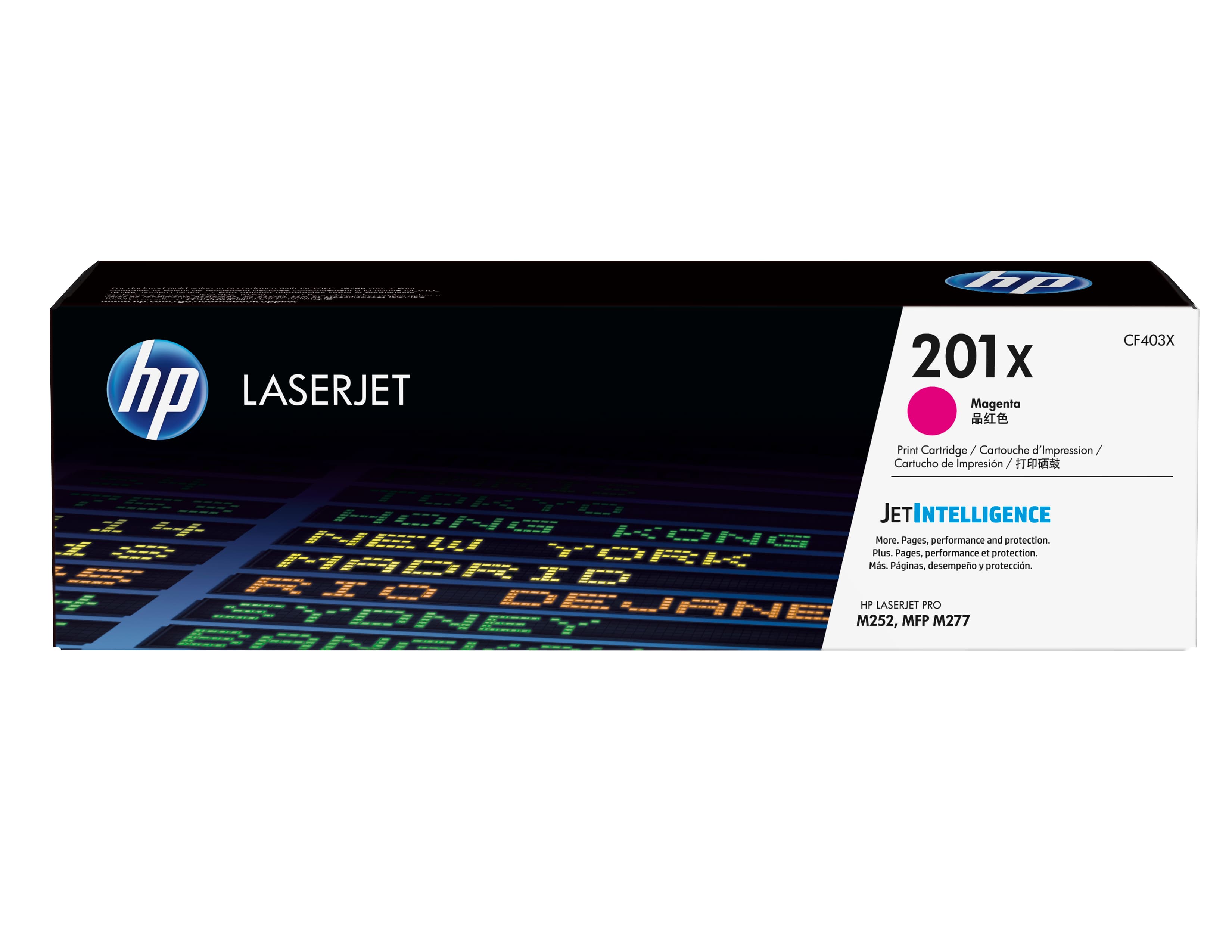 HP 201X toner LaserJet Magenta grande capacité authentique