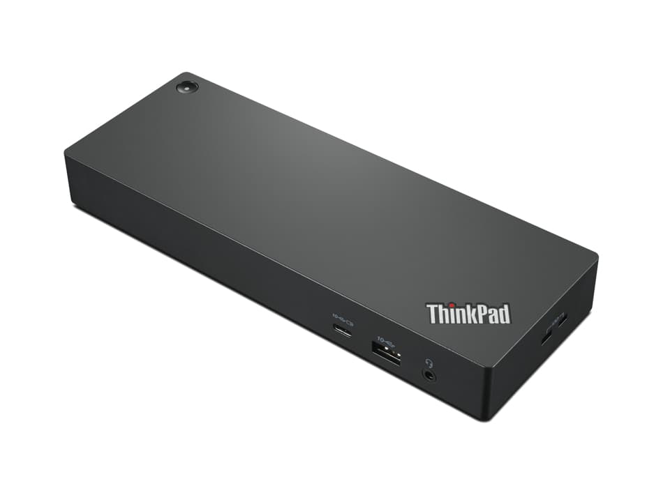 Lenovo 40B00300EU station d'accueil Avec fil Thunderbolt 4 Noir, Rouge