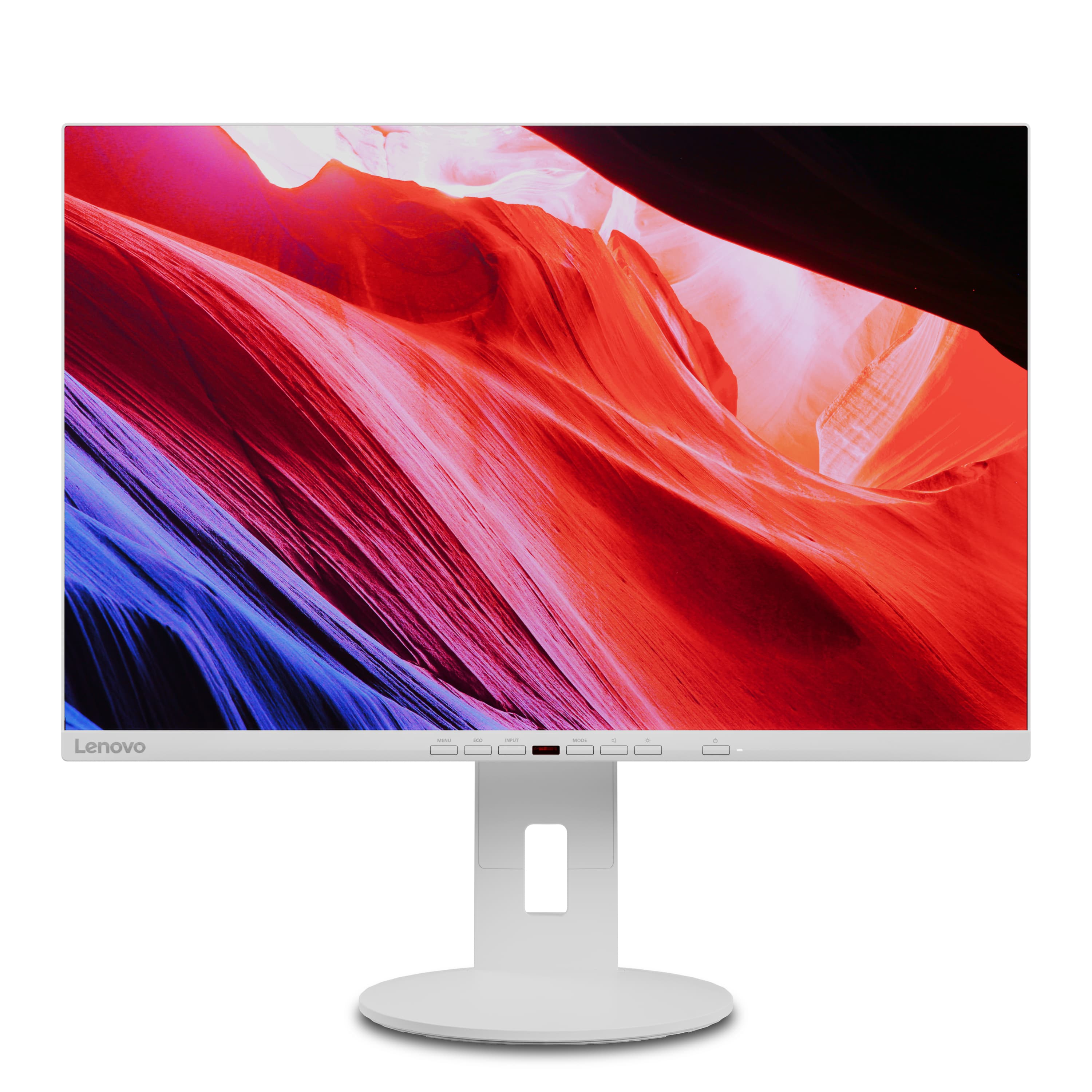 Lenovo C24d-20 écran plat de PC 61 cm (24") 1920 x 1200 pixels Full HD LED Gris, Blanc