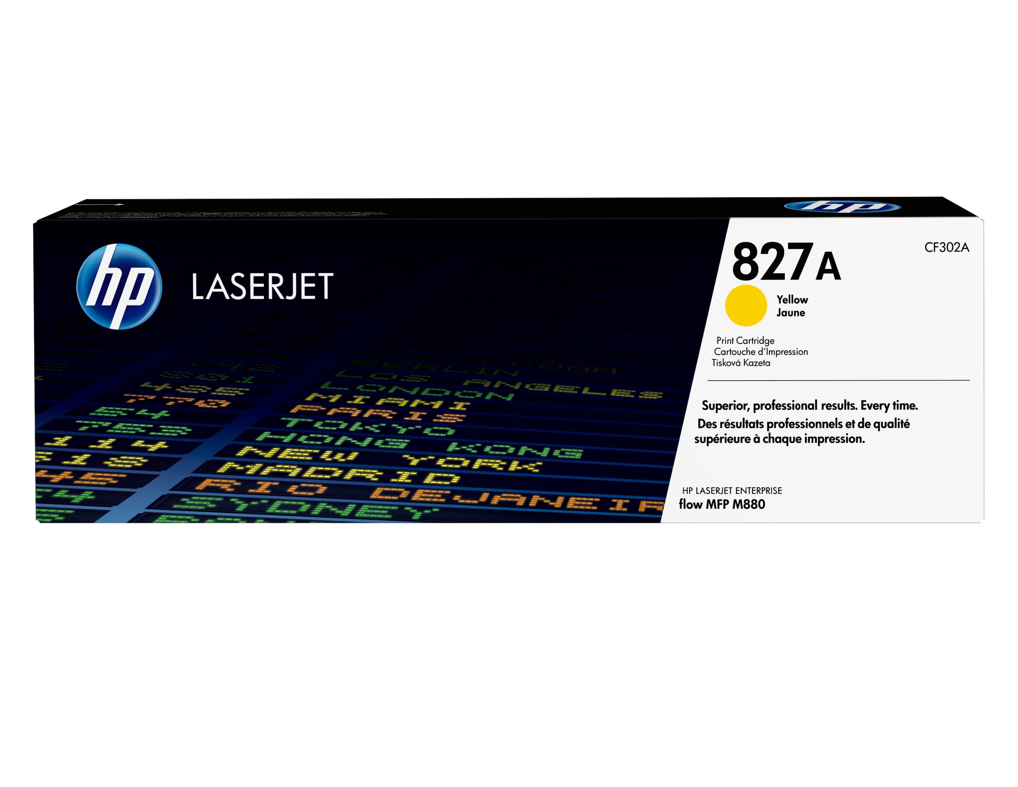 HP 827A toner LaserJet jaune authentique