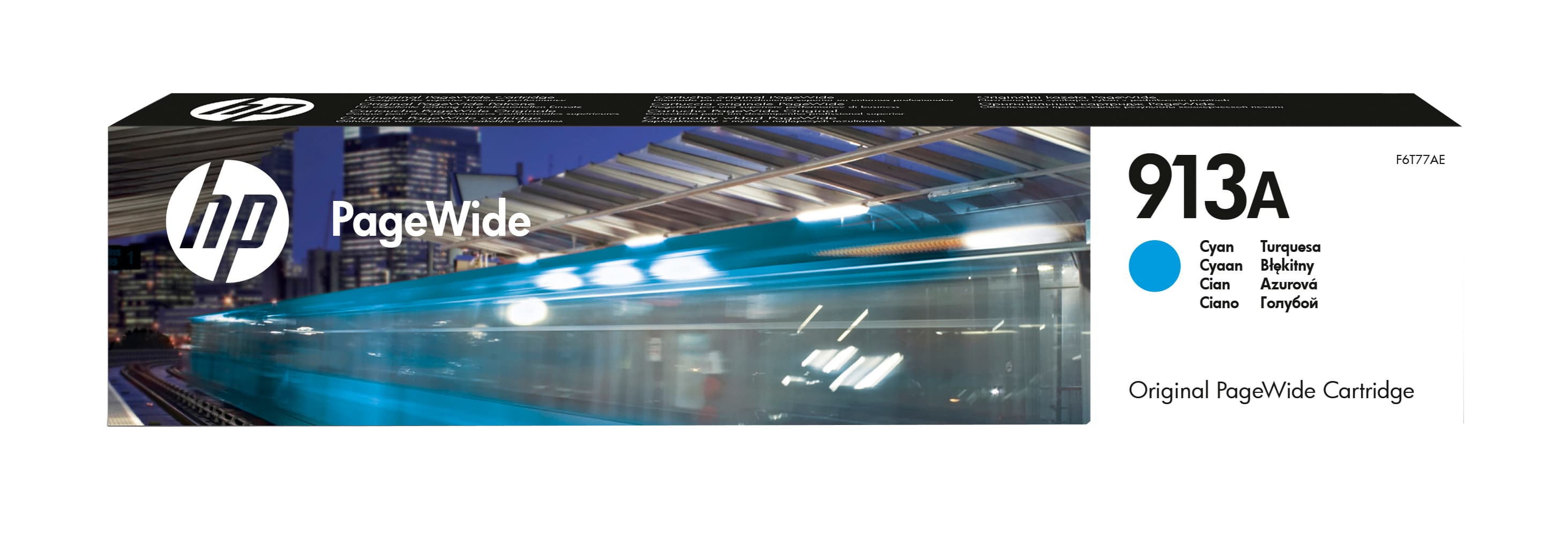 HP 913A Cartouche d’encre cyan PageWide authentique