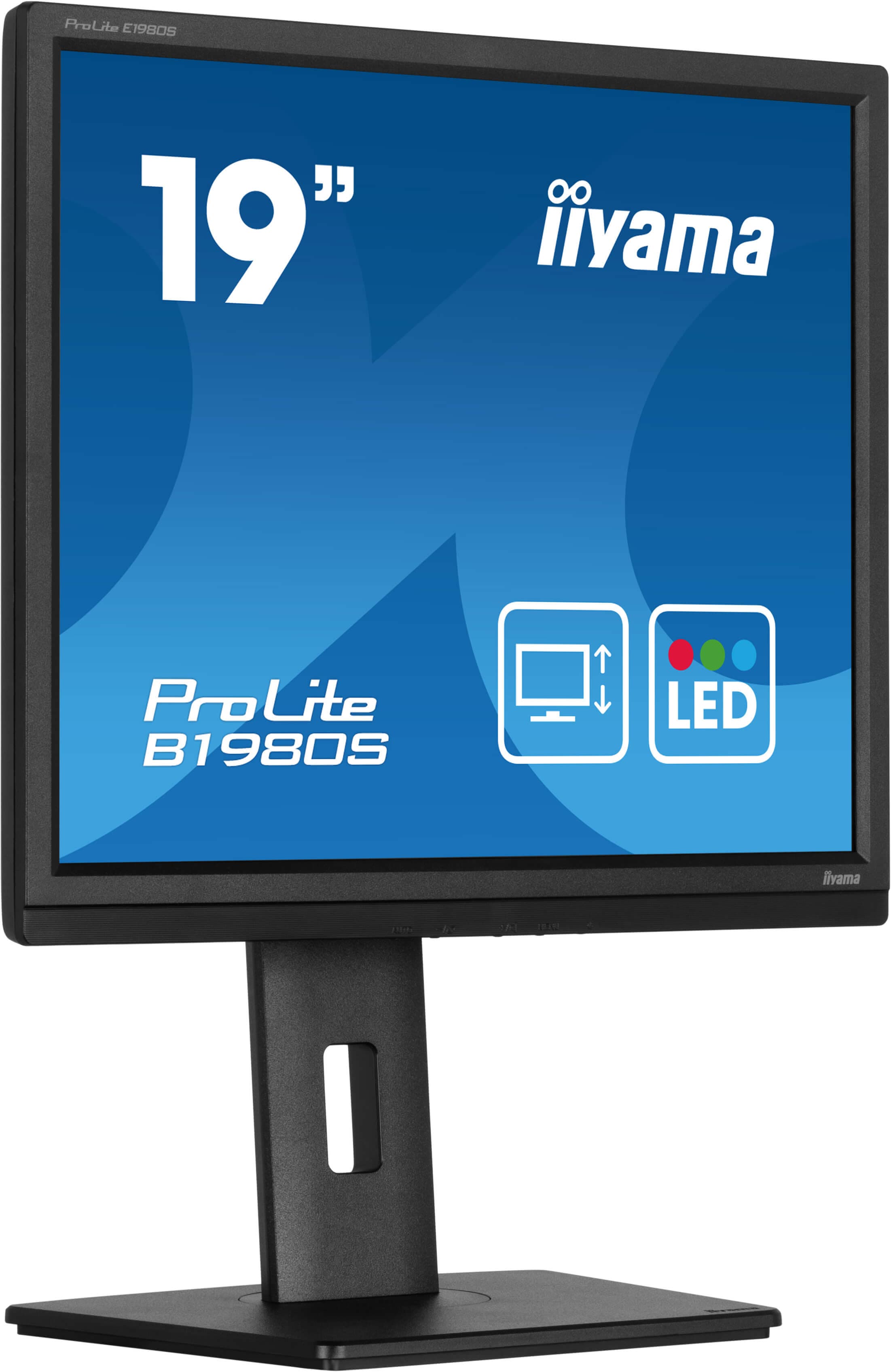 iiyama ProLite B1980S-B1 écran plat de PC 48,3 cm (19") 1280 x 1024 pixels VGA LED Noir