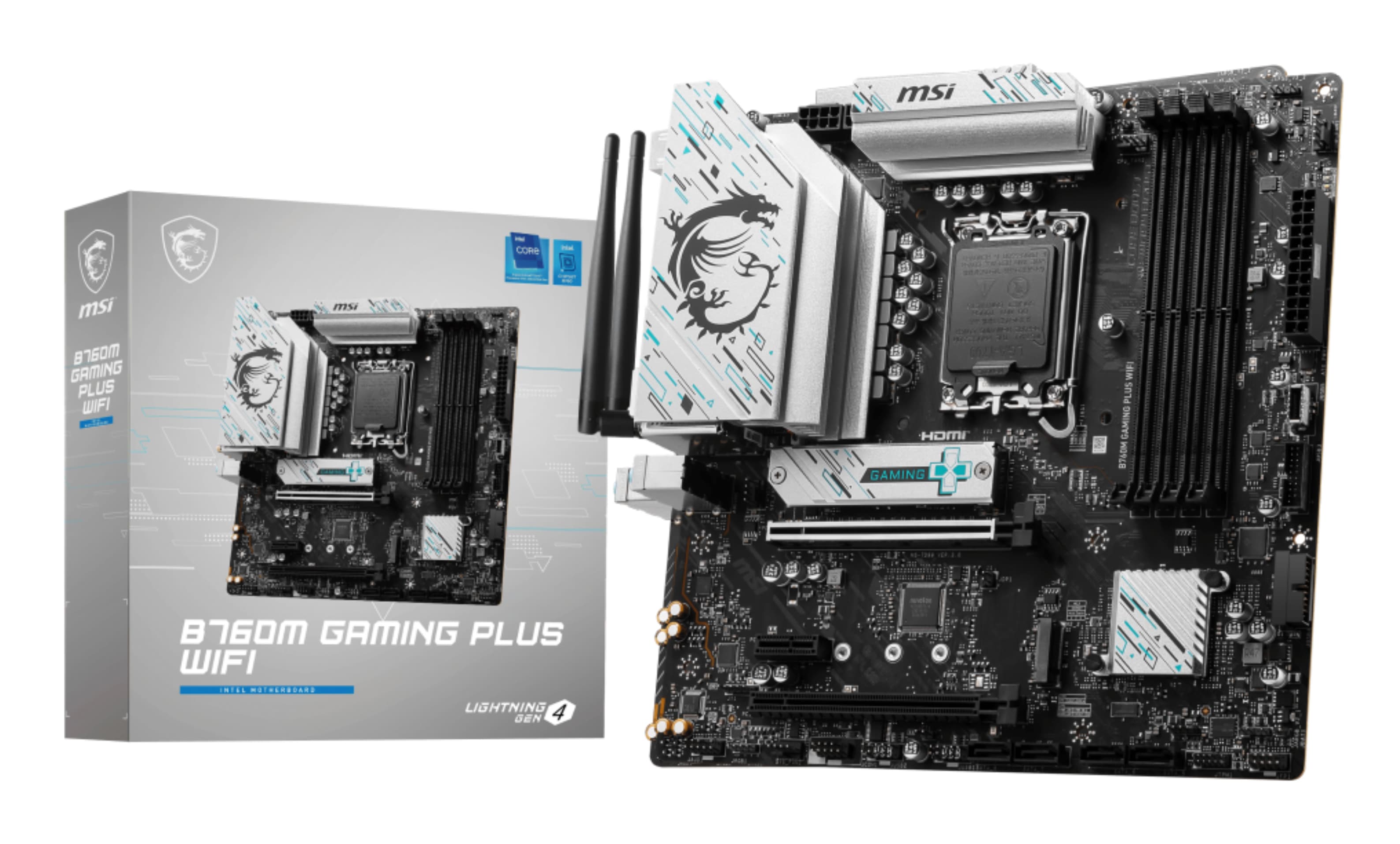 MSI B760M GAMING PLUS WIFI carte mère Intel B760 LGA 1700 micro ATX